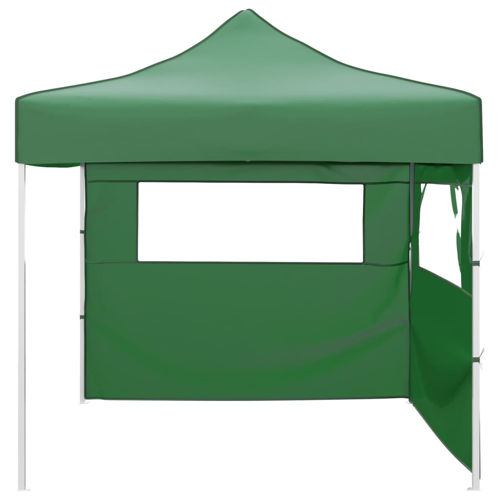 Tenda Pieghevole con 2 Pareti 3x3 m Verde | homemem39