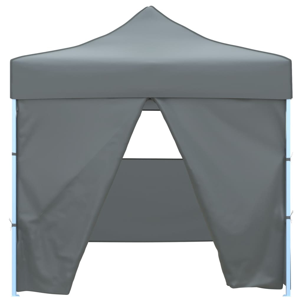 Tendone per Feste Pieghevole Pop-Up con 4 Pareti 3x3m Antracite | homemem39
