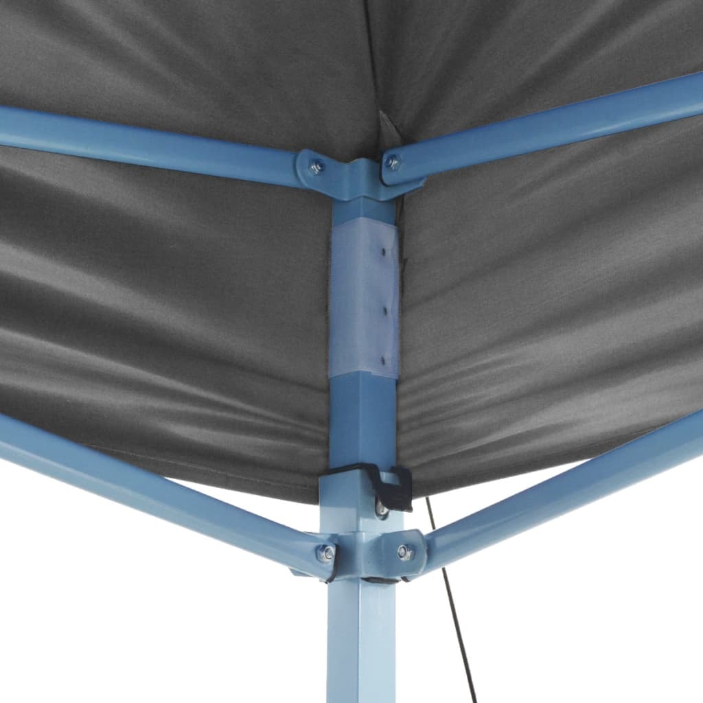 Tendone per Feste Pieghevole Pop-Up con 2 Pareti 3x3m Antracite | homemem39