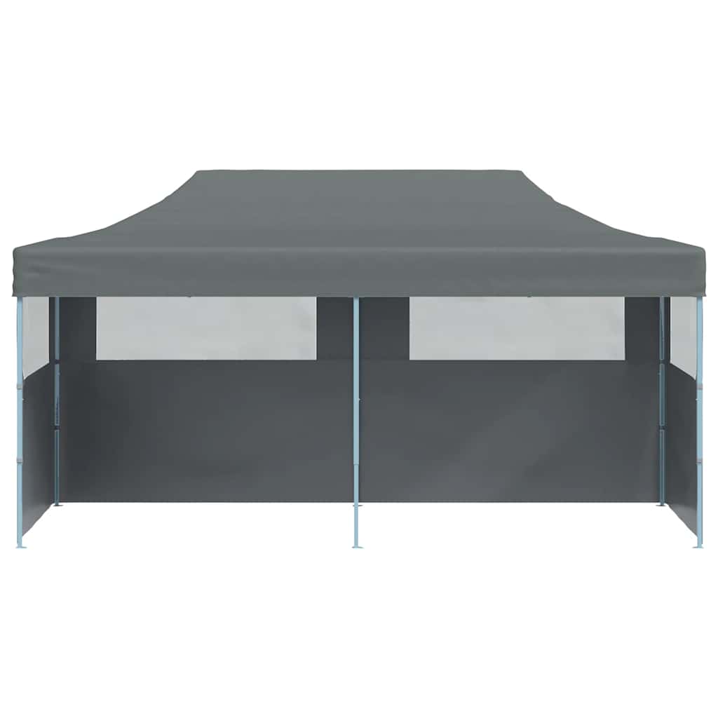Tenda Pieghevole Pop-Up con Pareti Laterali 3x6 m Antracite | homemem39