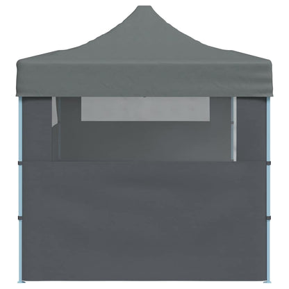 Tenda Pieghevole Pop-Up con Pareti Laterali 3x6 m Antracite
