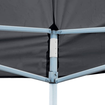 Tenda Pieghevole Pop-Up con Pareti Laterali 3x6 m Antracite