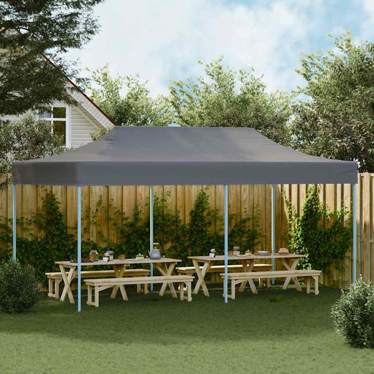 Tenda Pieghevole Pop-Up 3x6 m Antracite - homemem39