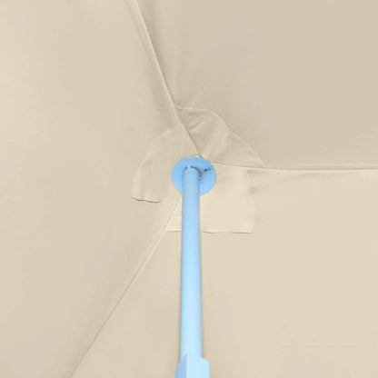 Tenda Pieghevole Pop-Up con 5 Pareti Laterali 3x9 m Crema