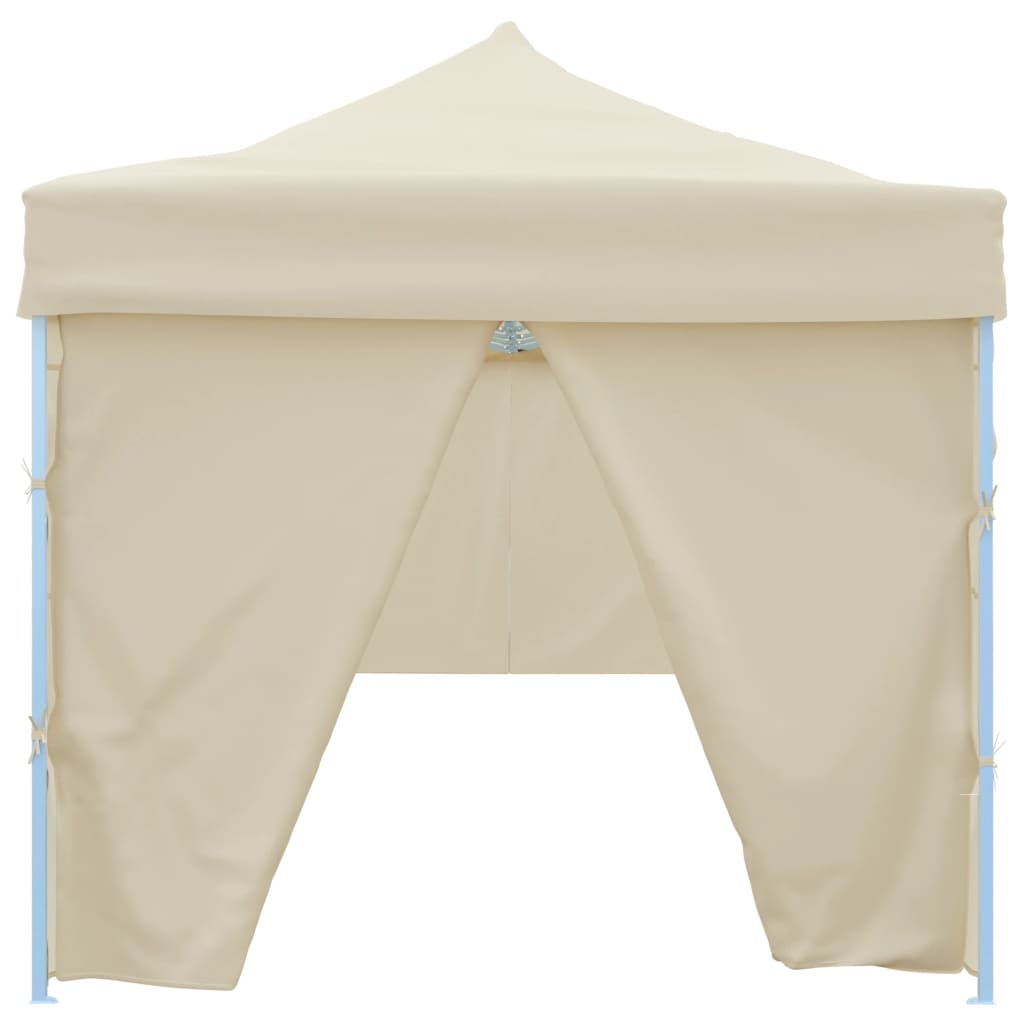 Tenda Pieghevole Pop-Up con 8 Pareti Laterali 870x291x315 cm Crema - homemem39