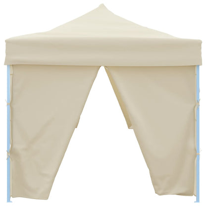 Tenda Pieghevole Pop-Up con 8 Pareti Laterali 870x291x315 cm Crema - homemem39