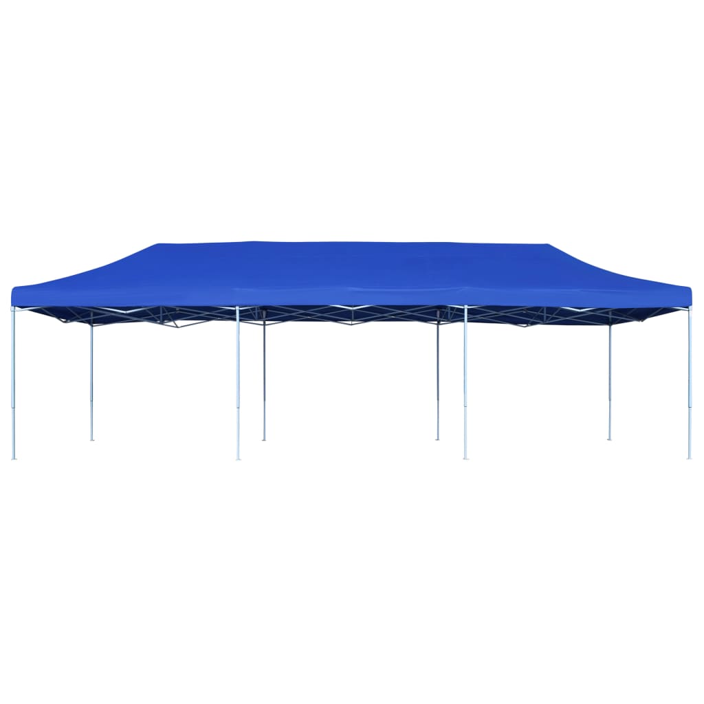 Gazebo Pieghevole Pop-Up 3x9 m Blu | homemem39