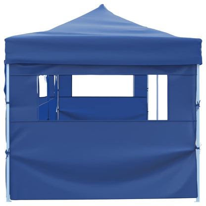 Tenda Pieghevole Pop-Up con 5 Pareti Laterali 3x9 m Blu - homemem39