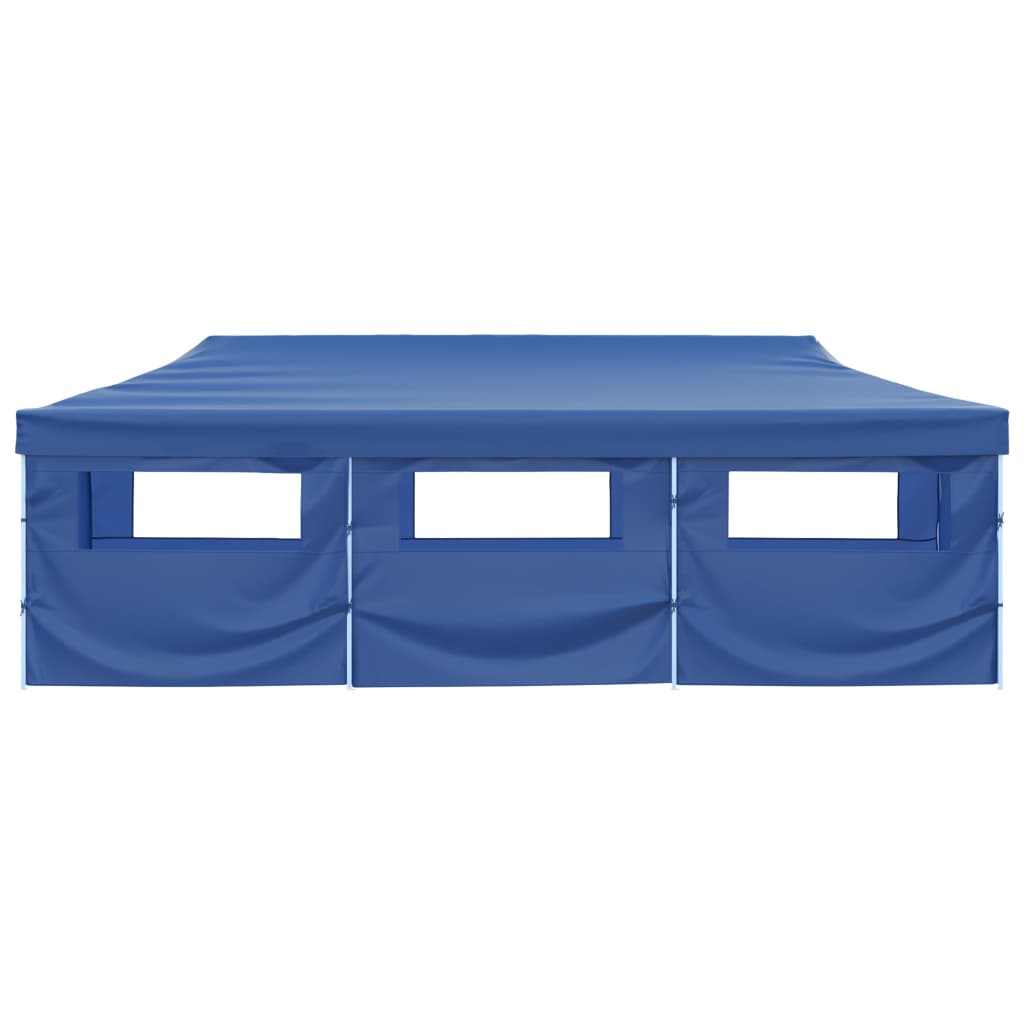 Tenda Pieghevole Pop-Up con 8 Pareti Laterali 870x291x315 cm Blu - homemem39