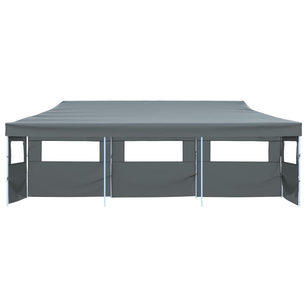 Tenda Pieghevole Pop-Up con 5 Pareti Laterali 870x291x315 cm Antracite | homemem39