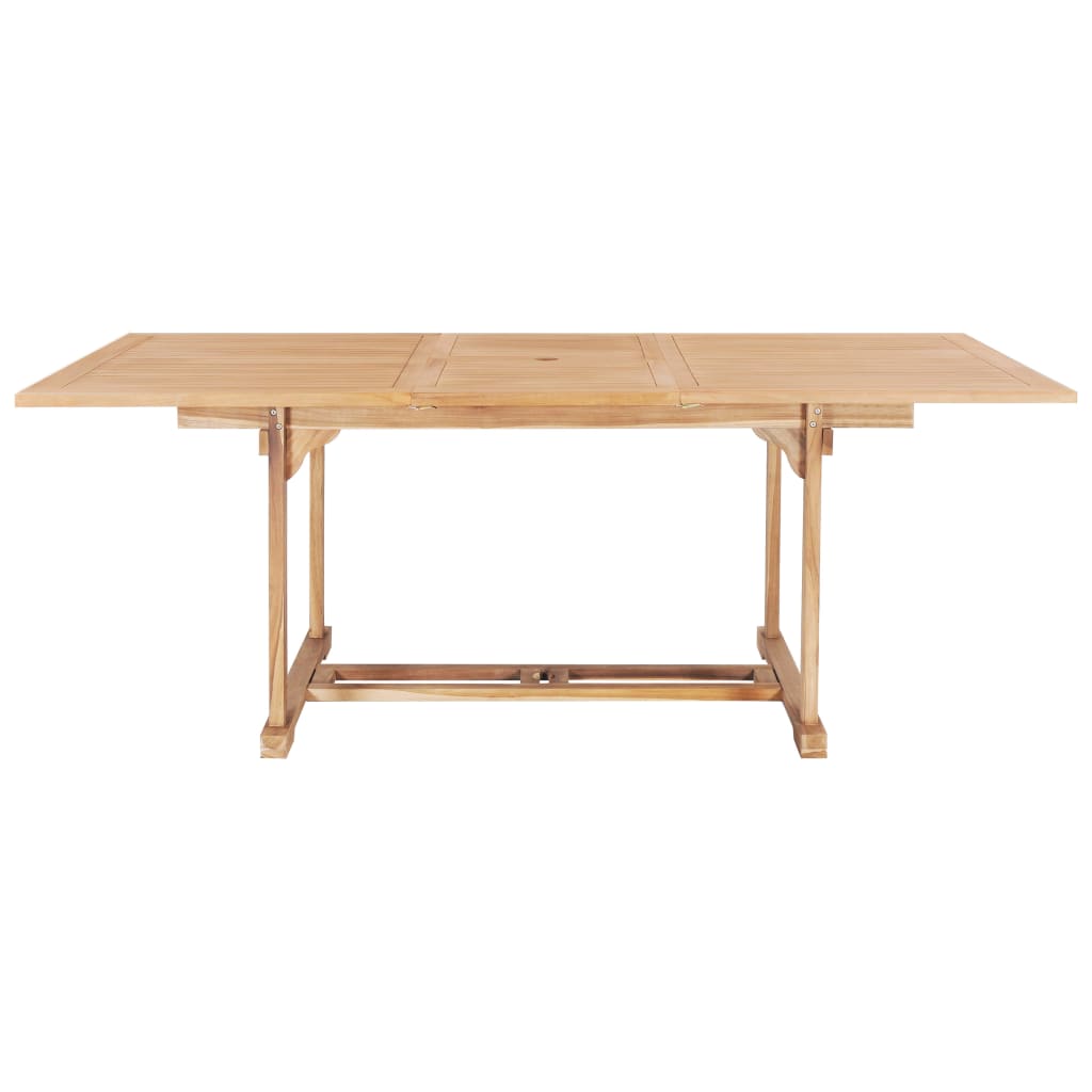 Tavolo da Pranzo Allungabile 150-200x100x75 cm Massello di Teak