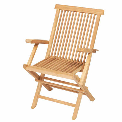 Set da Pranzo per Esterni 7 pz 150-200x100x75 cm Teak Massello