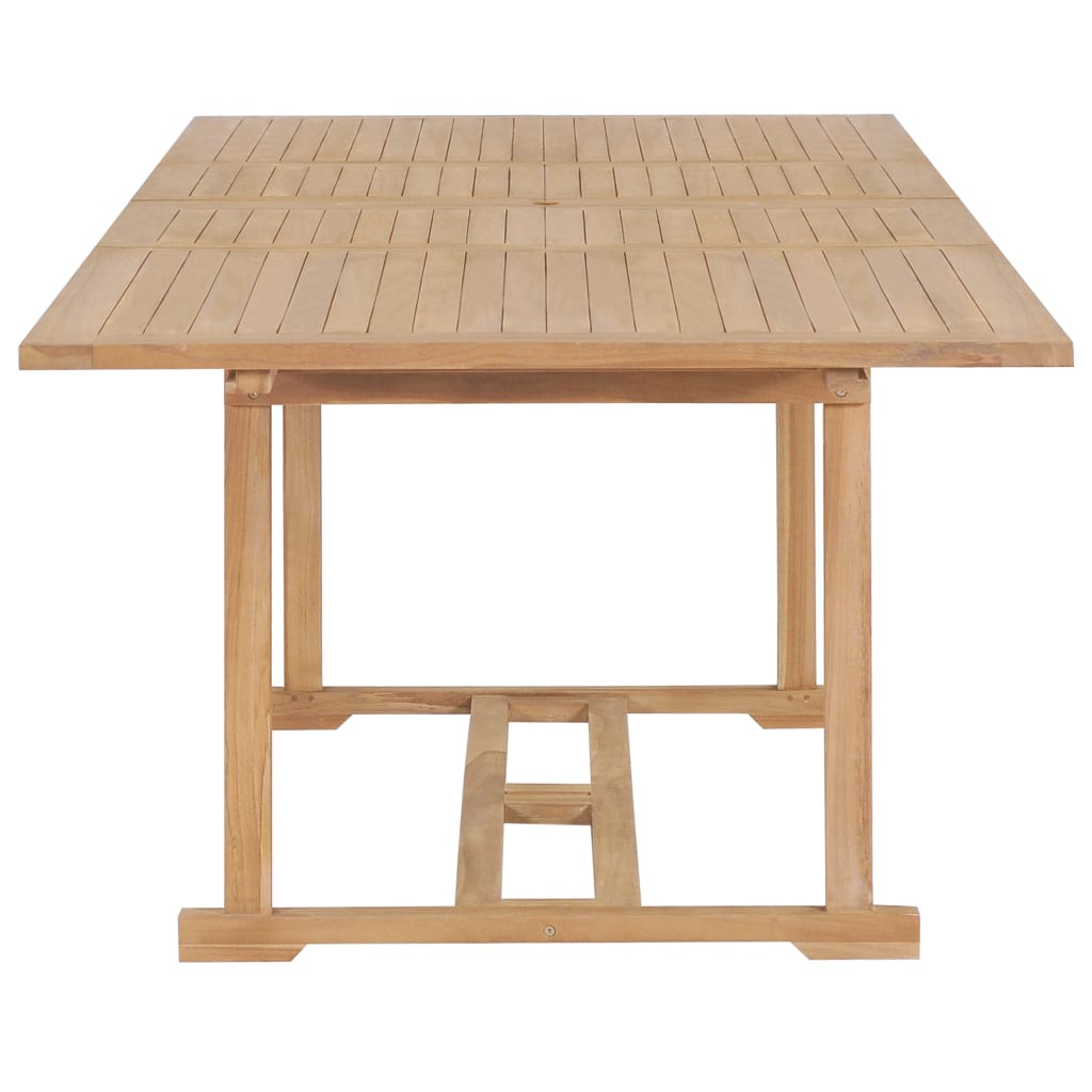 Tavolo da Giardino Allungabile 180-280x100x75 cm in Teak | homemem39