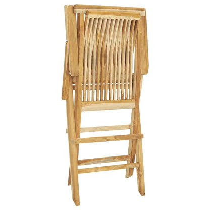 Set da Pranzo per Esterni 5 pz in Legno Massello di Teak - homemem39