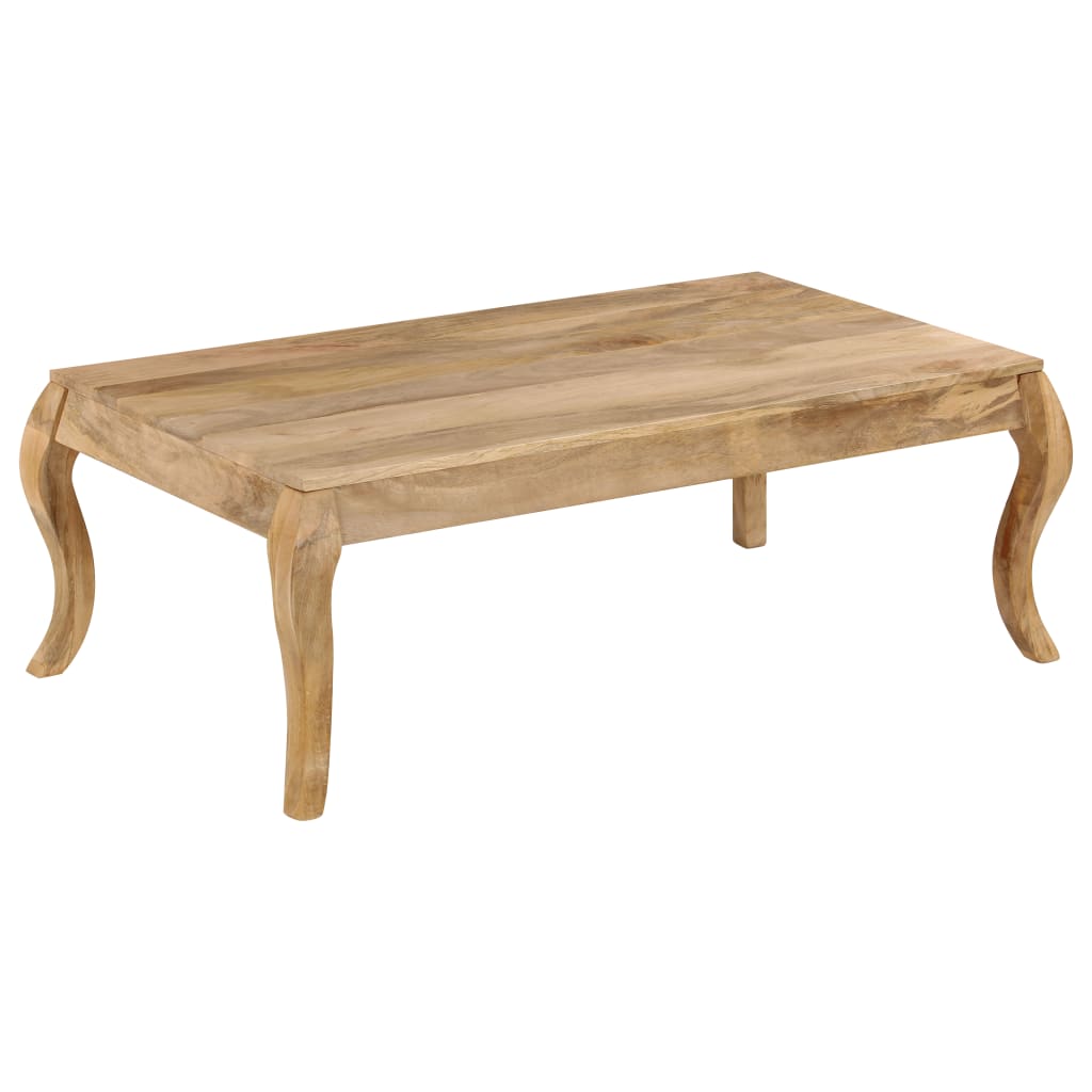 Tavolino da Caffè in Legno Massello di Mango 110x60x40 cm | homemem39