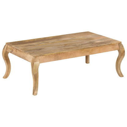 Tavolino da Caffè in Legno Massello di Mango 110x60x40 cm | homemem39