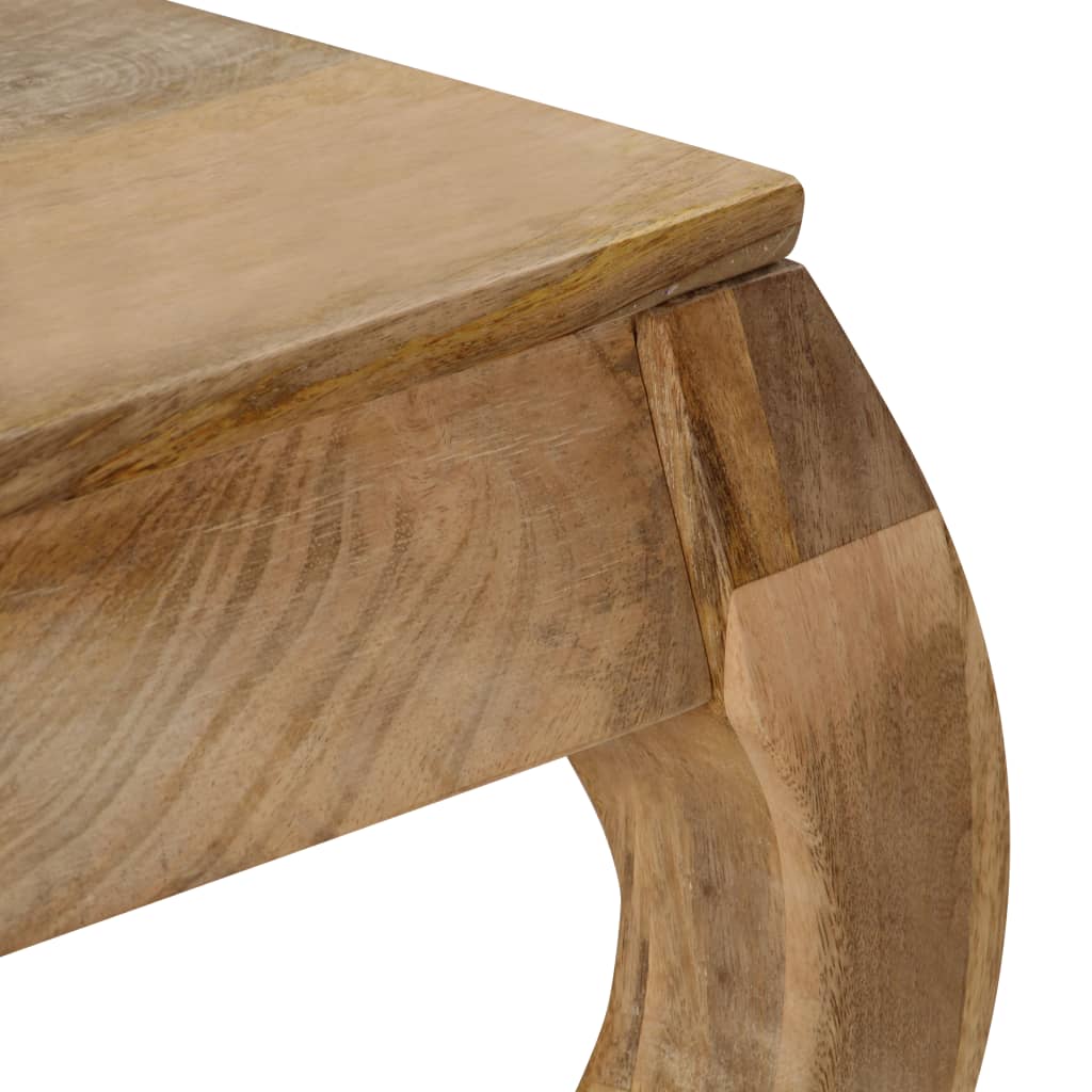 Tavolino da Salotto in Legno Massello di Mango 80x80x40cm | homemem39