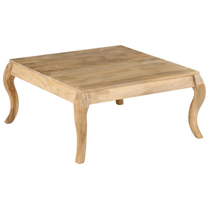 Tavolino da Salotto in Legno Massello di Mango 80x80x40cm | homemem39