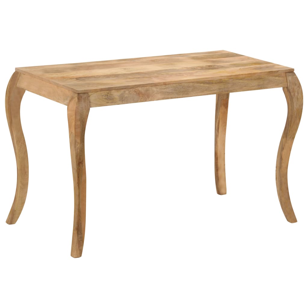 Tavolo da Pranzo in Legno Massello di Mango 118x60x76cm | homemem39