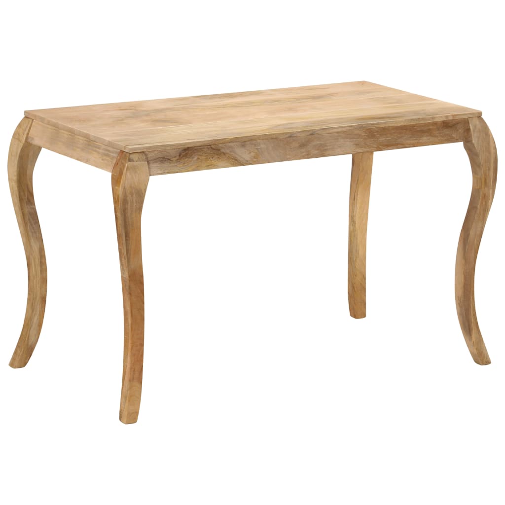 Tavolo da Pranzo in Legno Massello di Mango 118x60x76cm | homemem39