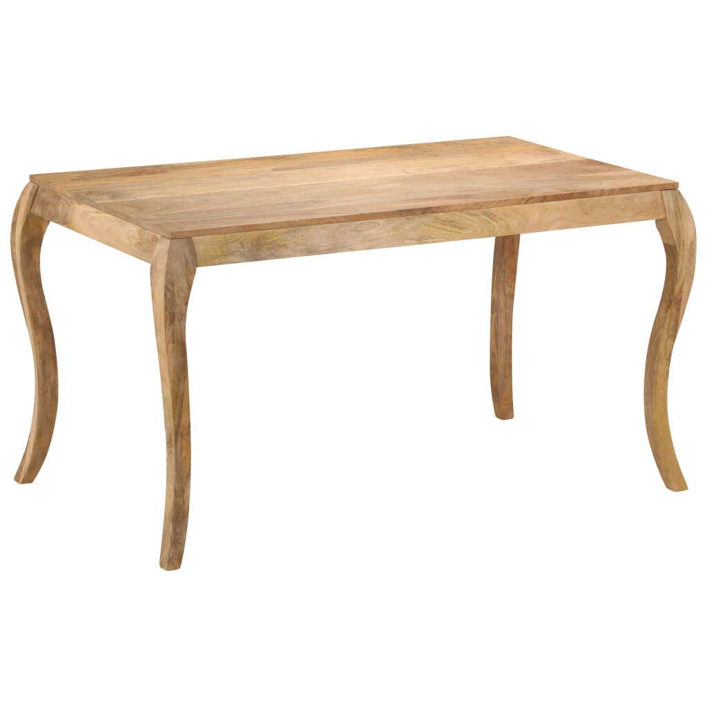 Tavolo da Pranzo in Legno Massello di Mango 135x75x76 cm | homemem39