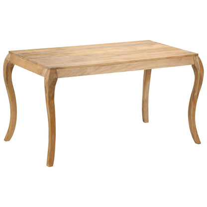 Tavolo da Pranzo in Legno Massello di Mango 135x75x76 cm | homemem39