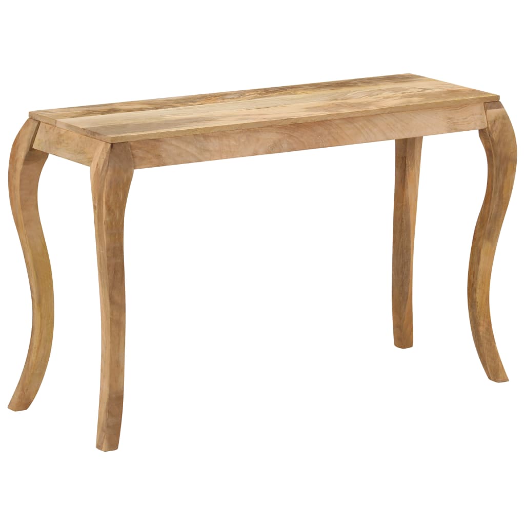 Tavolo Consolle in Legno Massello di Mango 118x38x76 cm