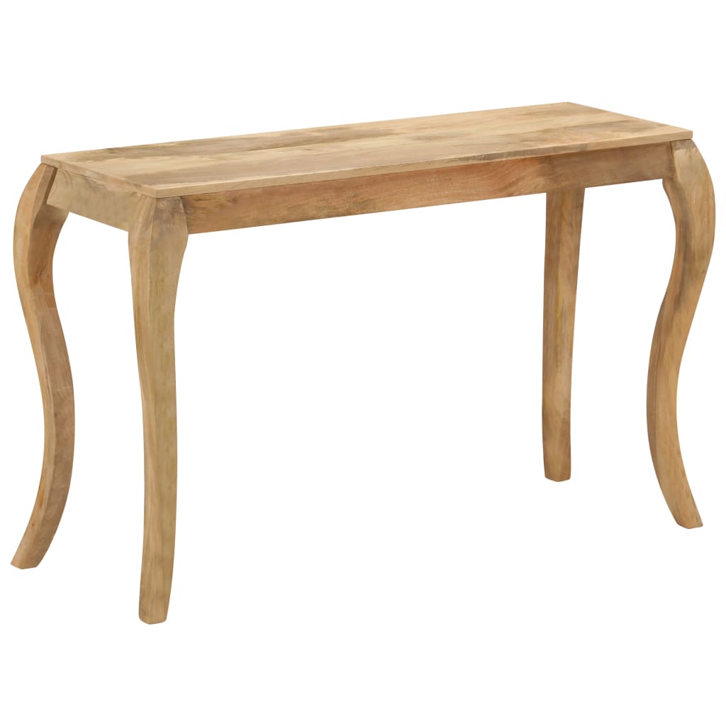 Tavolo Consolle in Legno Massello di Mango 118x38x76 cm