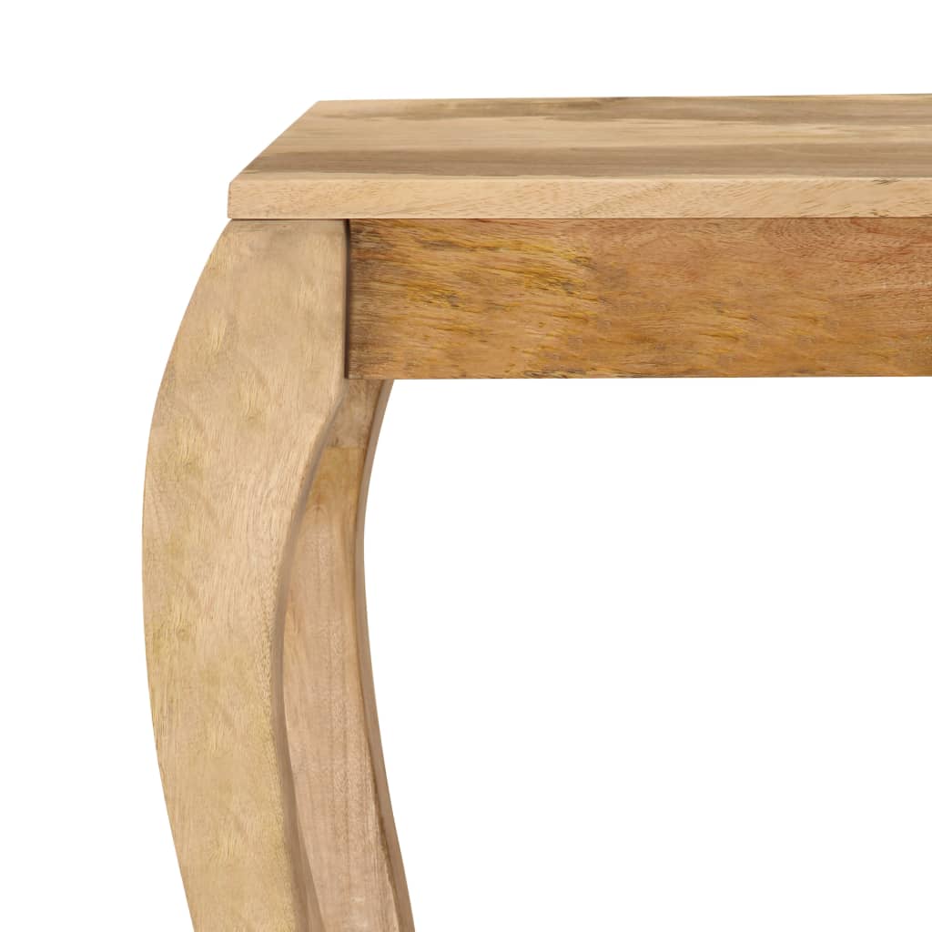 Tavolo Consolle in Legno Massello di Mango 118x38x76 cm