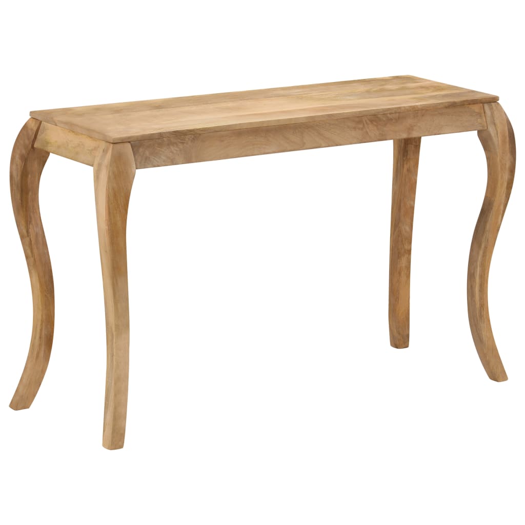 Tavolo Consolle in Legno Massello di Mango 118x38x76 cm