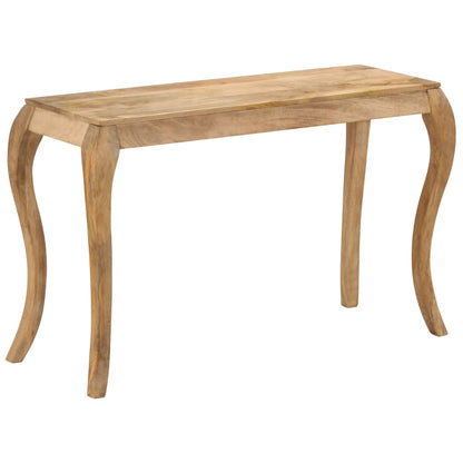 Tavolo Consolle in Legno Massello di Mango 118x38x76 cm