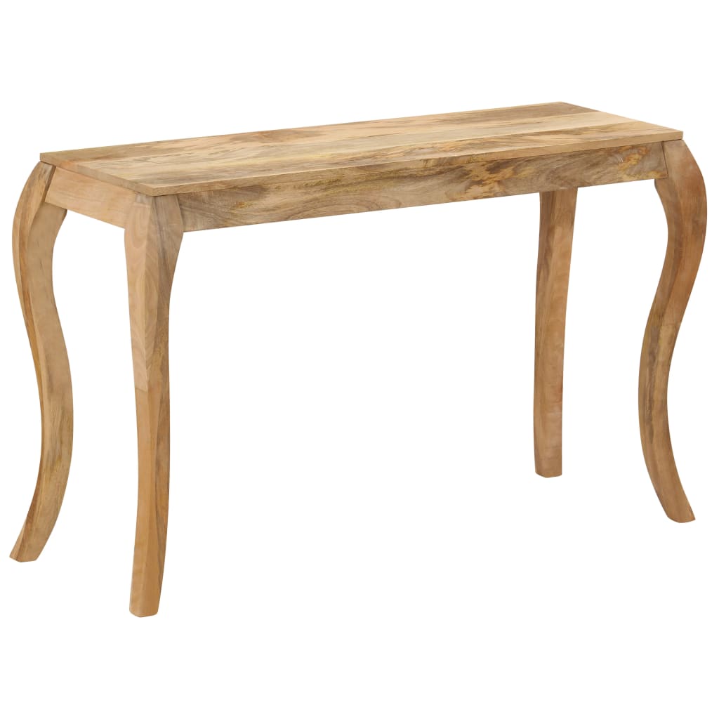 Tavolo Consolle in Legno Massello di Mango 118x38x76 cm