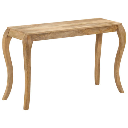 Tavolo Consolle in Legno Massello di Mango 118x38x76 cm