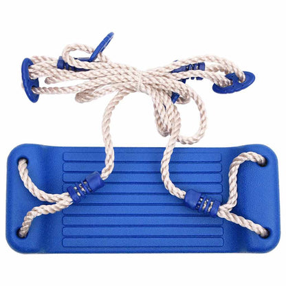 Seggiolini per Altalena con Corde 2 pz Blu 37x15 cm Polietilene | homemem39