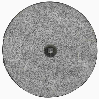Base per Parasole Circolare in Granito Nera 20 kg