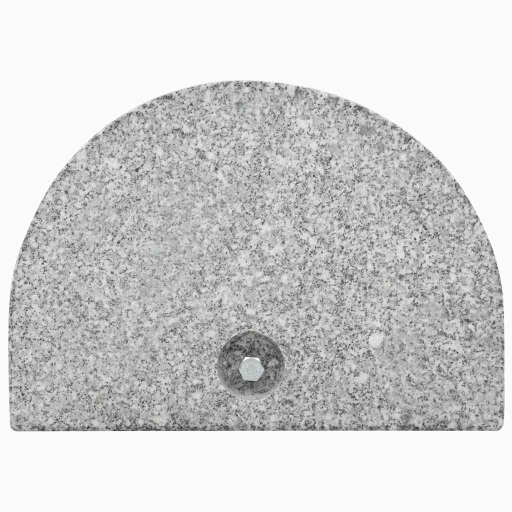 Base per Parasole in Granito Curva 10 kg Grigia | homemem39