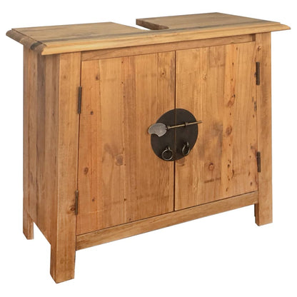Set da Bagno 5 pz in Legno Massello di Pino | homemem39