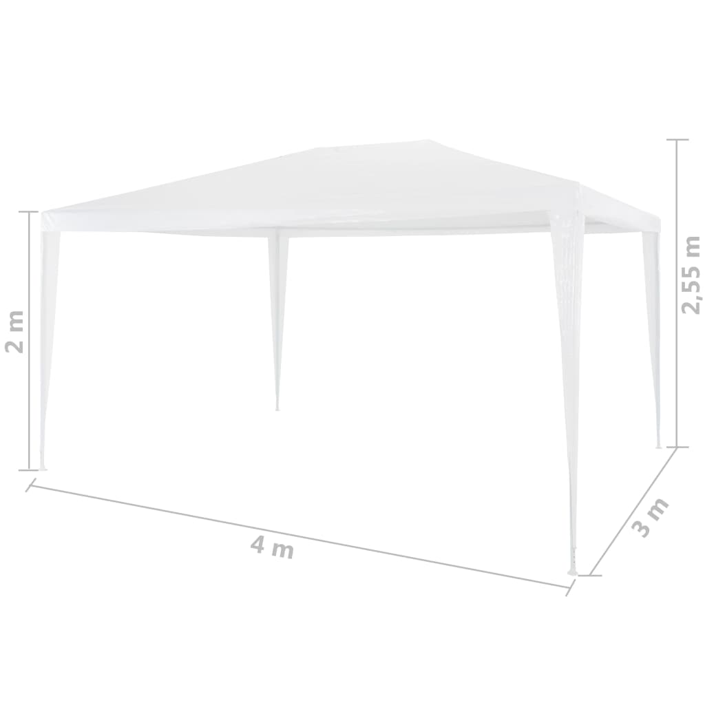 Tenda per Feste 3x4 m Bianca | homemem39