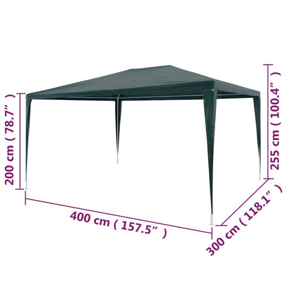 Tendone per Feste 3x4 m Verde | homemem39