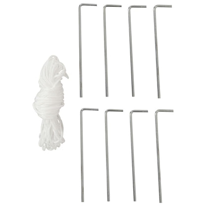 Tenda per Feste con 4 Pareti Laterali in Rete 3x3 m | homemem39