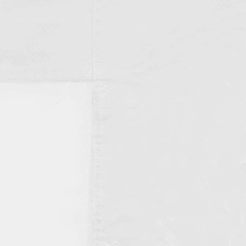 Parete per Tendostruttura in PE  2pz con Finestra Bianco - homemem39