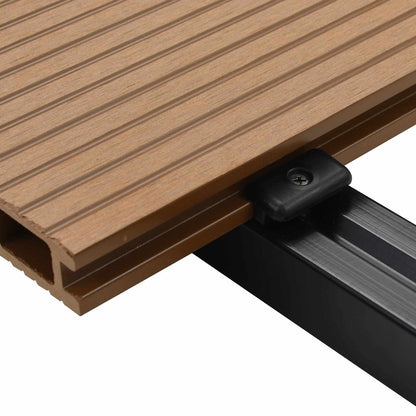 Pavimento da Deck 6 pcs Teak riciclato WPC