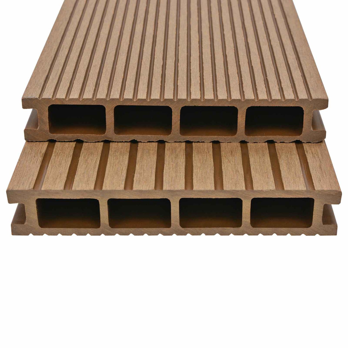 Pavimento da Deck 6 pcs Teak riciclato WPC