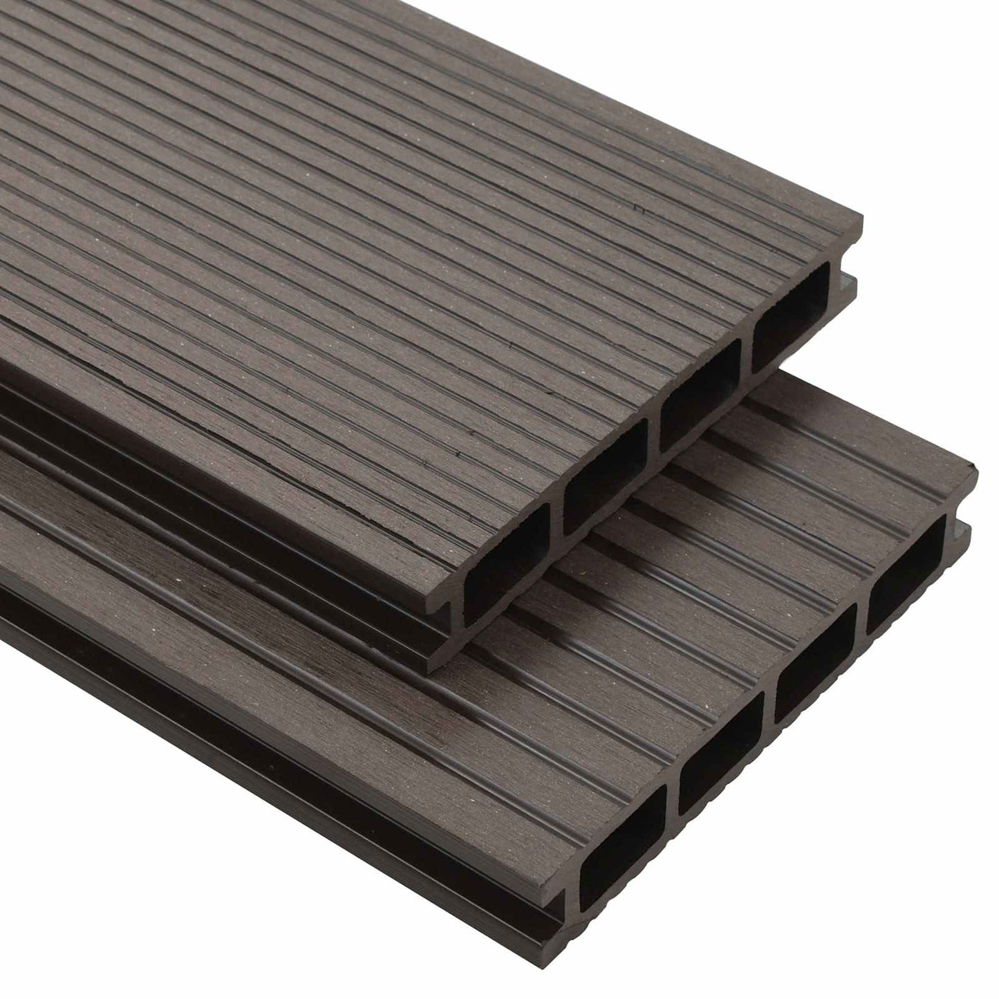 Pavimento da Deck 6 pcs Marrone Scuro WPC | homemem39