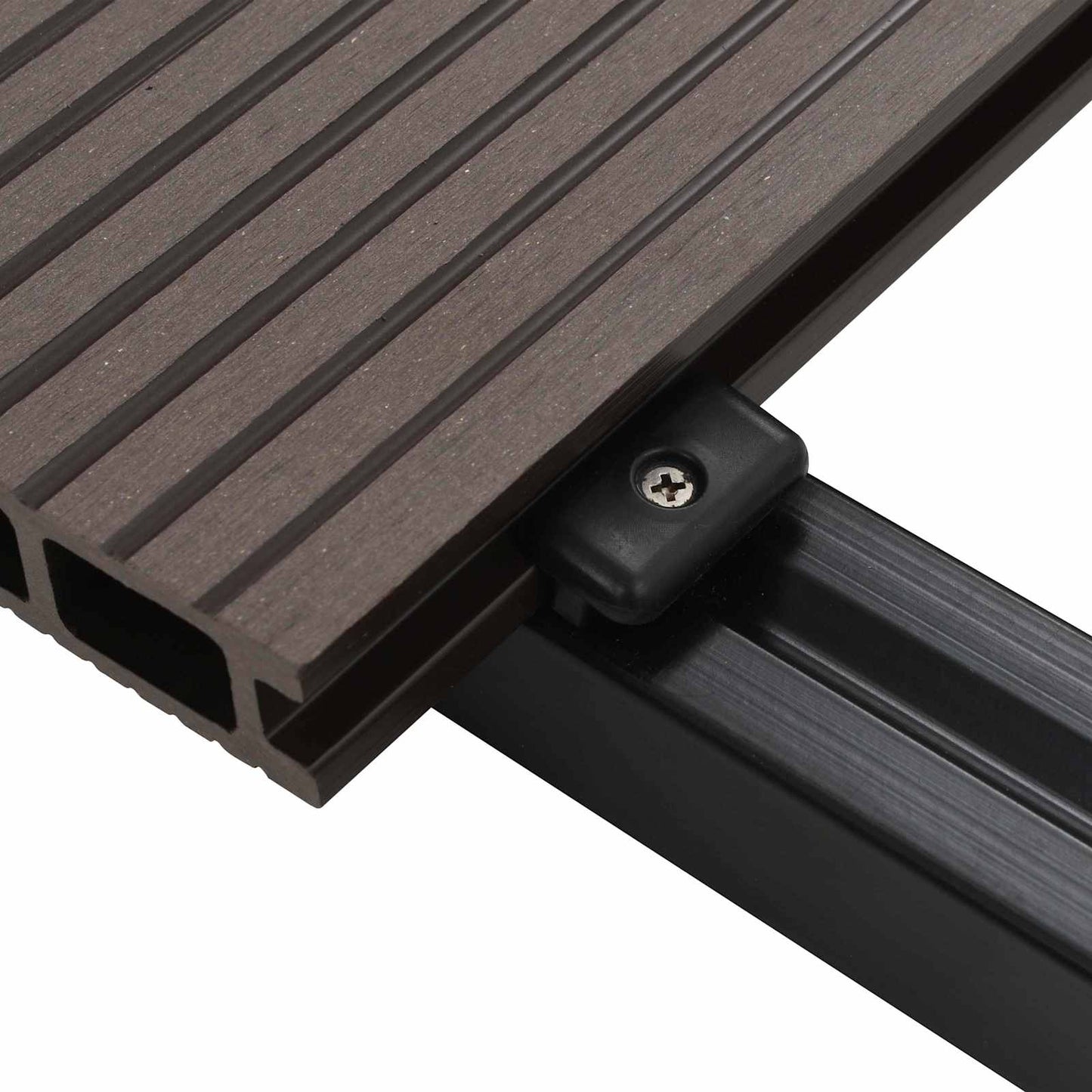 Pavimento da Deck 6 pcs Marrone Scuro WPC | homemem39