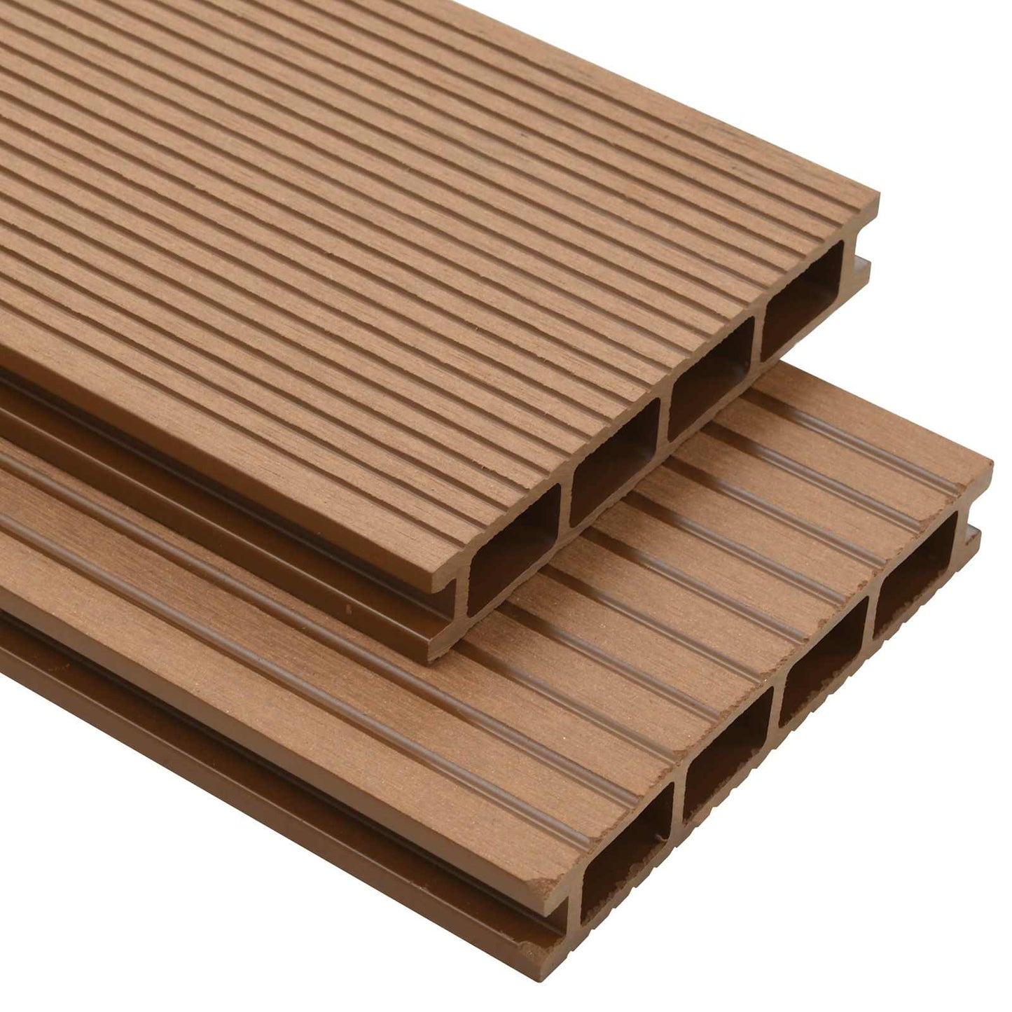 Pavimento da Deck 4 pcs Teak riciclato WPC