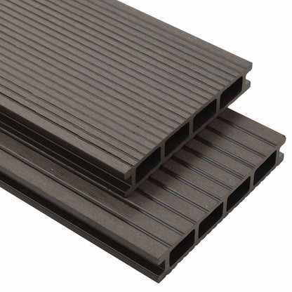 Pavimento da Deck 4 pcs Marrone Scuro WPC | homemem39