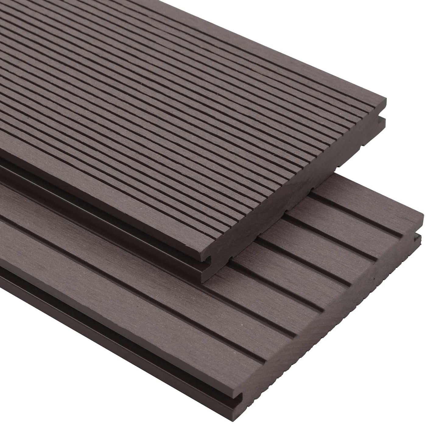 Pavimento da Deck 6 pcs Marrone Scuro WPC | homemem39