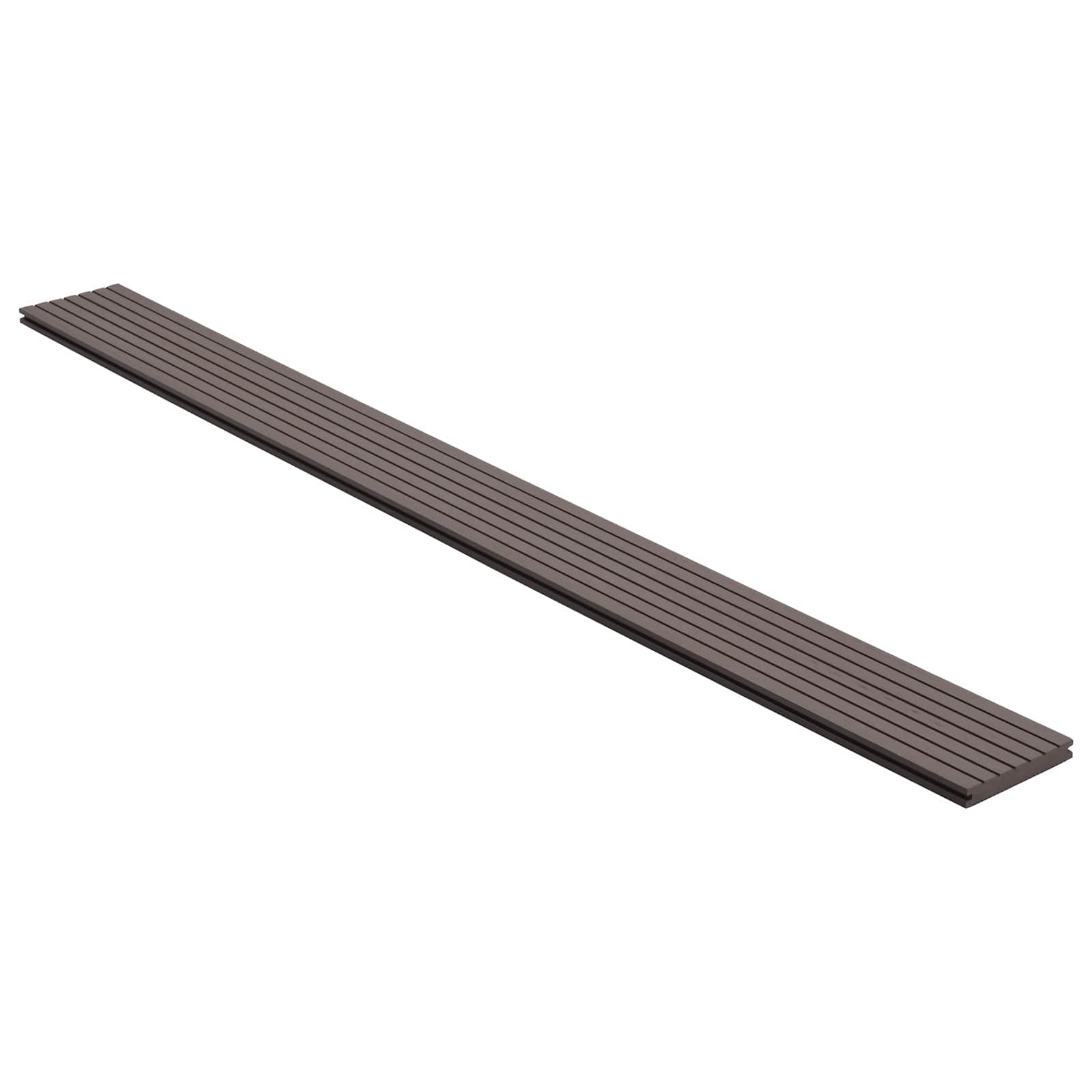 Pavimento da Deck 6 pcs Marrone Scuro WPC | homemem39