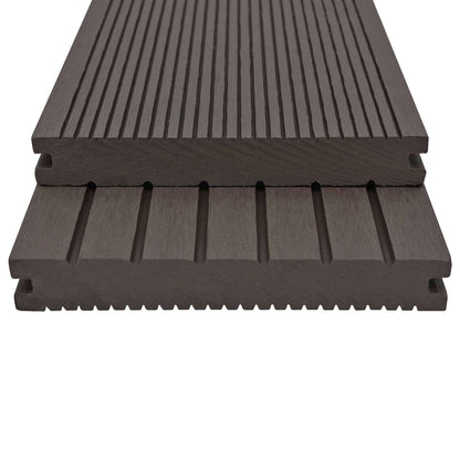 Pavimento da Deck 6 pcs Marrone Scuro WPC | homemem39